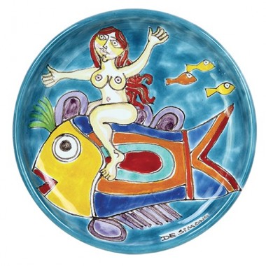 Circular plate DS 15 cm Mermaid PT15DS-6 Circular plate DS 15 cm Mermaid PT15DS-6